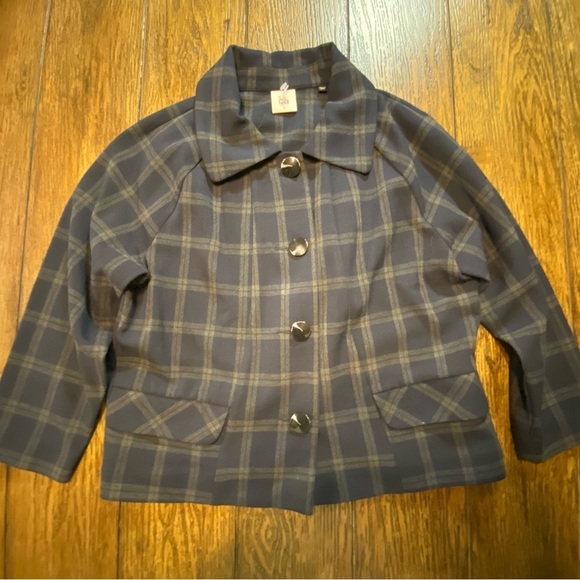 Cabi Plaid Blazer Size Small B18 - Picture 1 of 4